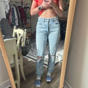 Revice Denim high waisted straight jeans